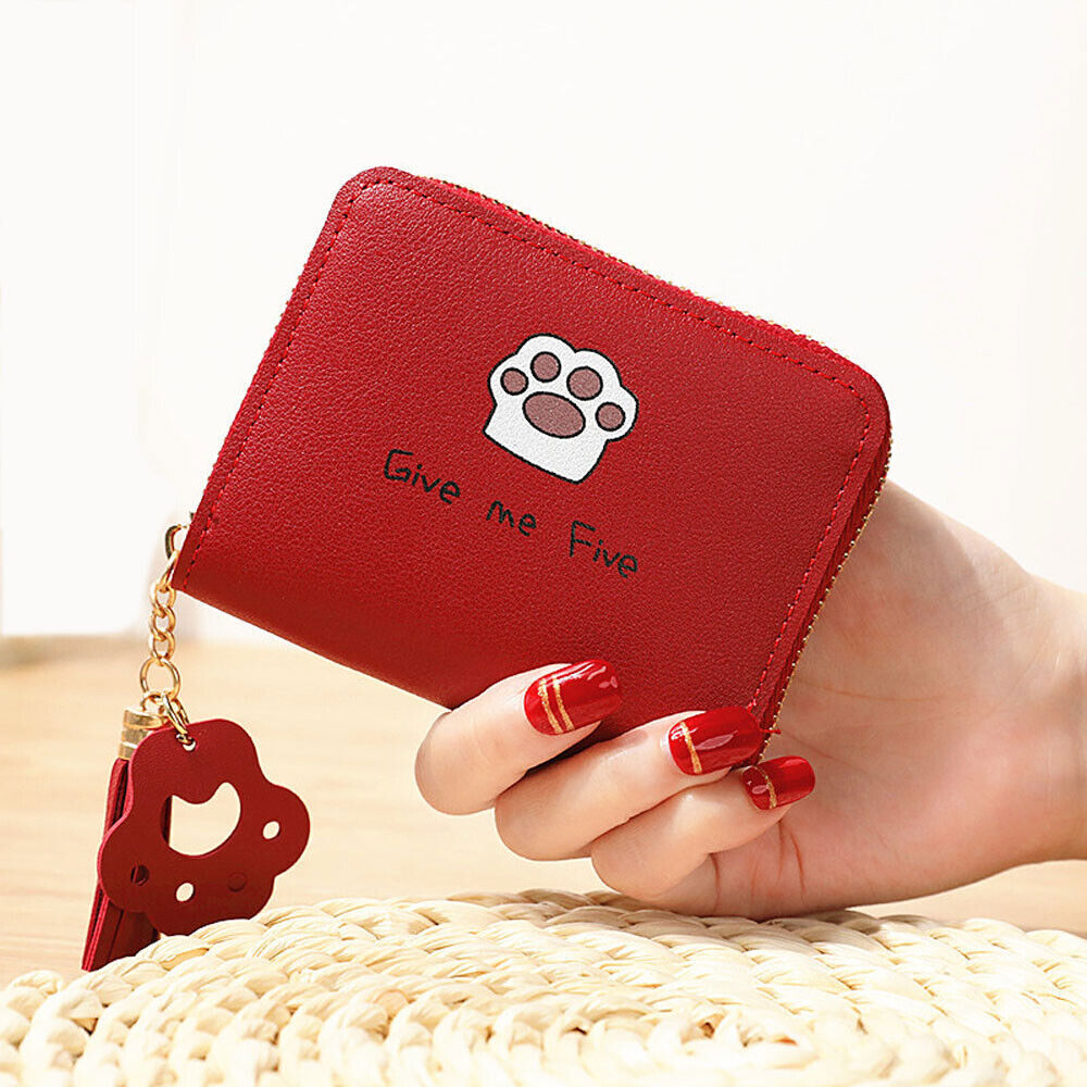 Fashion Small Women Zipper Wallet Leather Coin Bag Credit Card Mini Purse Clutch
