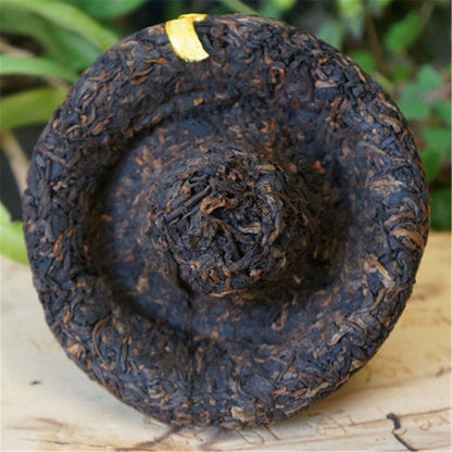 250g Pu-erh Tea Ripe Tea Big Snowy Mountains XiaGuan Mushroom Shape Black Tea