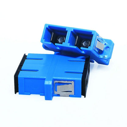10pcs SC-SC Fiber Adapter Connector Duplex Coupler Fiber Flange Optical Coupler