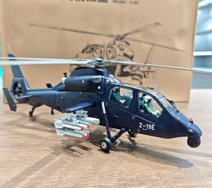1:40 36CM AVIC Z-19E Armed Helicopter Plane Diecast Military Aircraft Model