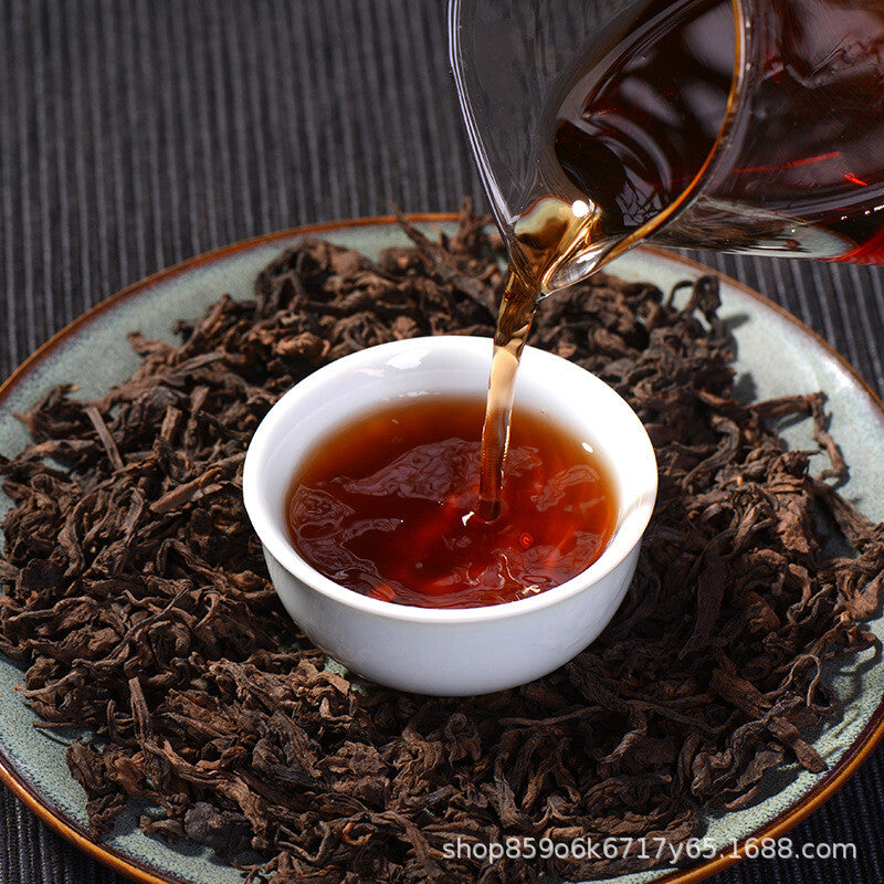 Puerh Tea Cooked Tea Menghai Aged Tea Loose Tea Puerh Ripe Tea Cake Tea 500g
