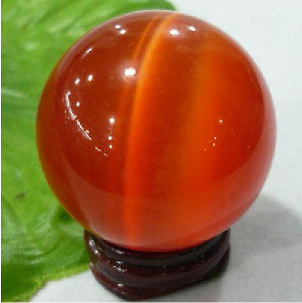 HOT SELL ASIAN QUARTZ CAT EYE CRYSTAL HEALING BALL SPHERE 40-80MM