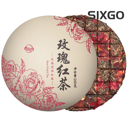 200g Authentic Yunnan Fengqing Strong Aroma Type Dianhong Rose Black Tea Cake