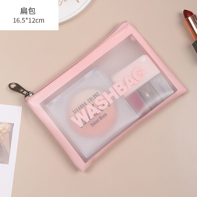 Transparent PVC Storage Bags Travel Organizer Makeup Bag Cosmetic Case Toiletry