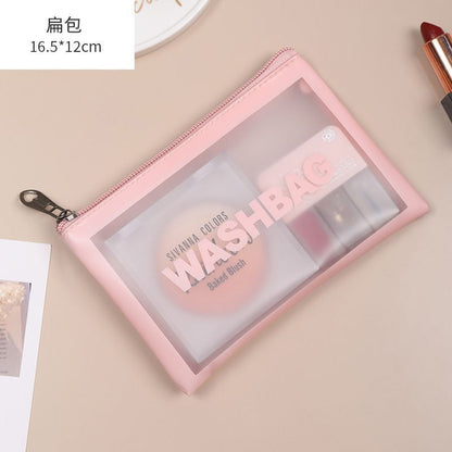 Transparent PVC Storage Bags Travel Organizer Makeup Bag Cosmetic Case Toiletry