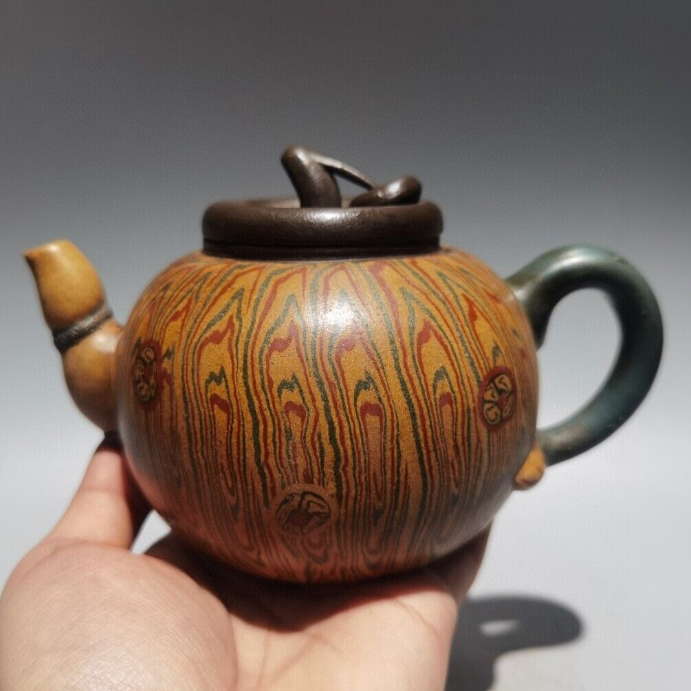 Vintage Chinese Yixing Purple Clay Teapot Zisha Ceremony Teaware Collection Rare