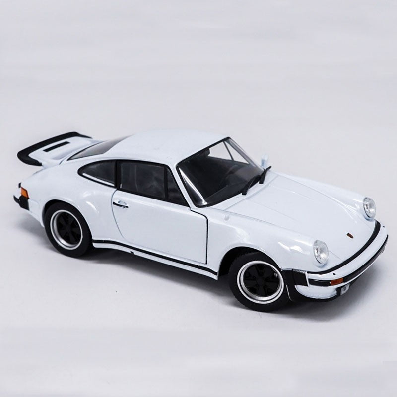 1/24 1974 Porsche 911 Turbo 3.0 Model Car Metal Diecast Vehicle Collection White