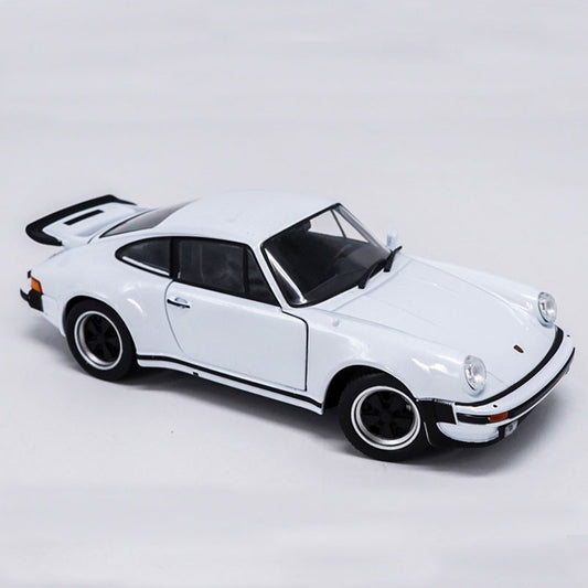 1/24 1974 Porsche 911 Turbo 3.0 Model Car Metal Diecast Vehicle Collection White