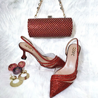 Diamond Noble Ladies Shoelace Bag Party Shoe Bag Friend Party Shoelace Bag