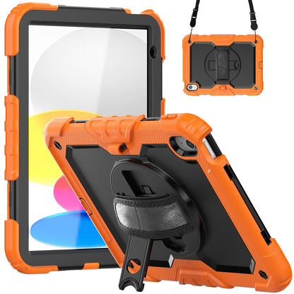 For iPad 10.9 10th 2022 360 rotating silicone shockproof protective case 12color