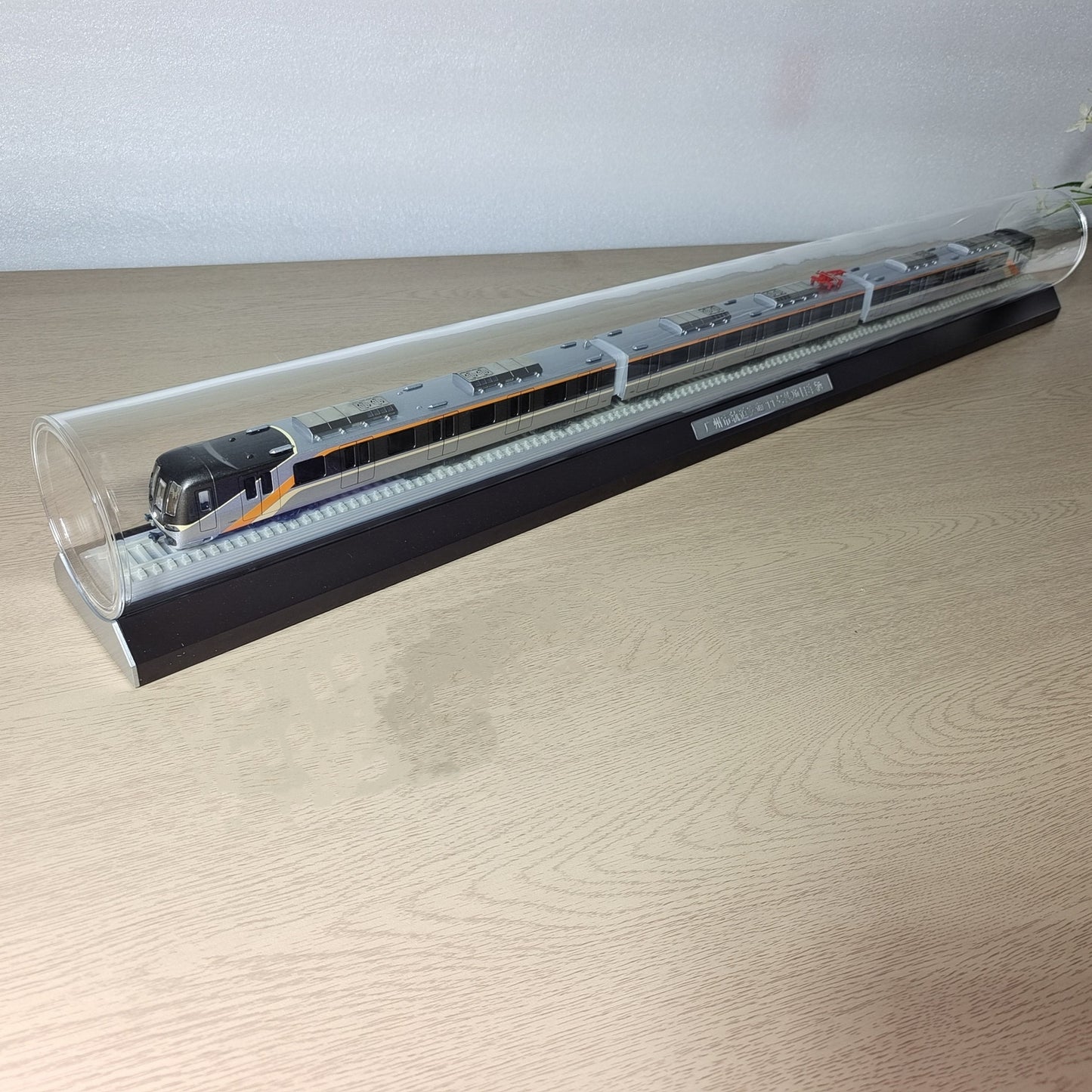 1:87 90CM Guangzhou Metro Line 11 Subway Passenger Car Train Diecast Model