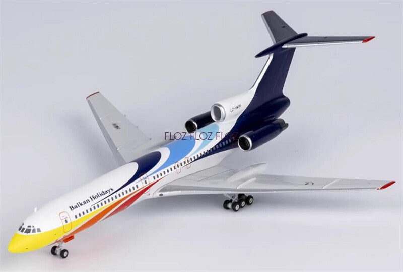 NG Models Balkan Holidays Airlines TU-154M LZ-HMW 1:400 Aircraft Pre-built Model