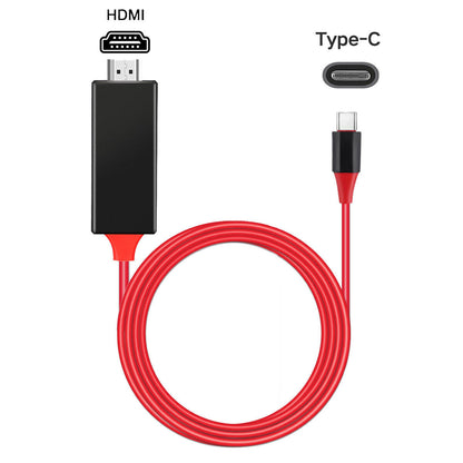 6ft Type C Phone to HDMI HDTV TV Cable Adapter For Galaxy S8+/S8 Active/S8/Note8
