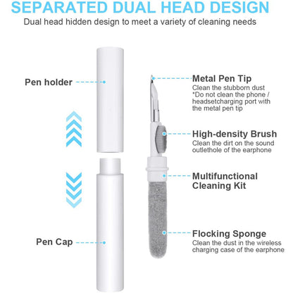 Cleaning Pen For Airpods Pro1 2Earphones Cleaner Kit Soft Brush Case Earbuds LOT