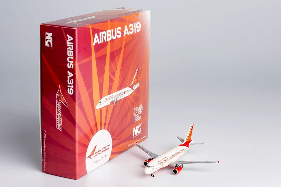 1:400 NG Model AIR INDIA AIRBUS A319 Passenger Airplane Diecast Aircraft Model