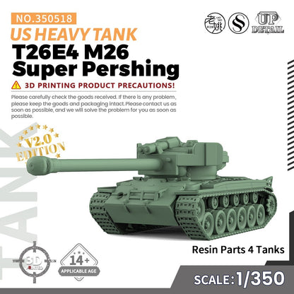 SS518 1/200/350/700 Military Model US T26E4 M26 Super Pershing Heavy Tank