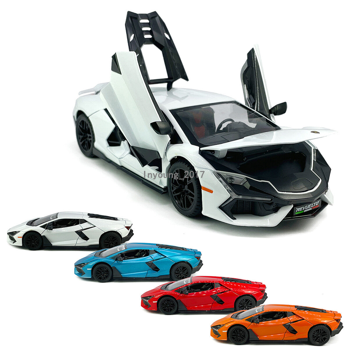 1/24 Lamborghini Revuelto Model Car Diecast Toy Cars Toys for Boys Kids Gifts