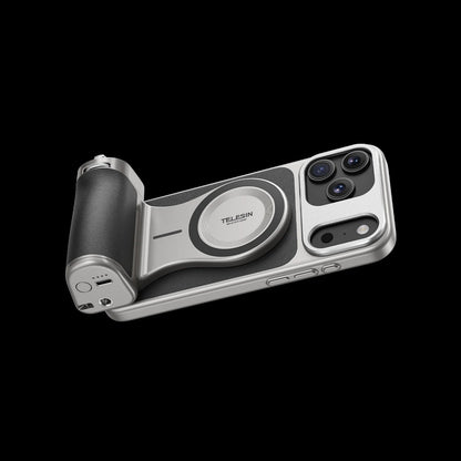TELESIN iPhone 17 Pro Max/ 17 Pro Grip - Magnetic 3200mAh Battery Kit