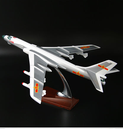 40CM 1:86 China H-6G Bomber Fighter Jet Airplane Resin Aircrarft Plane Model