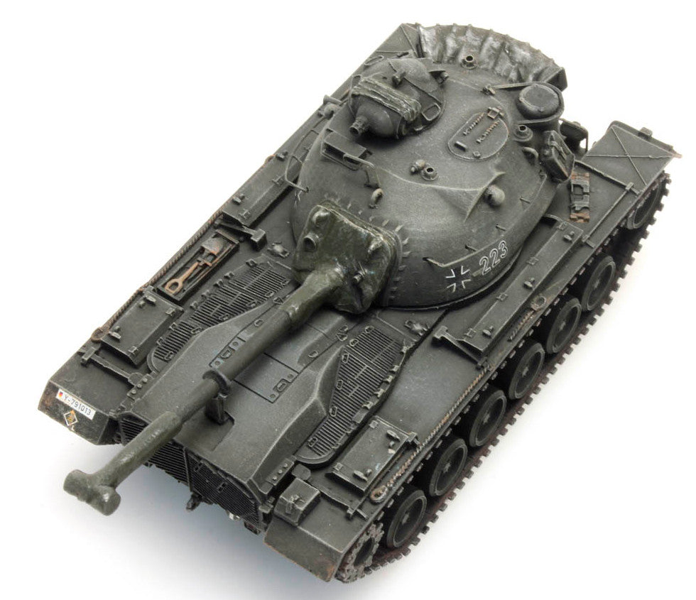 ARTITEC BRD M48 A2 Yellow olive rail transport BW 1/87 FINISHED MODEL TANK