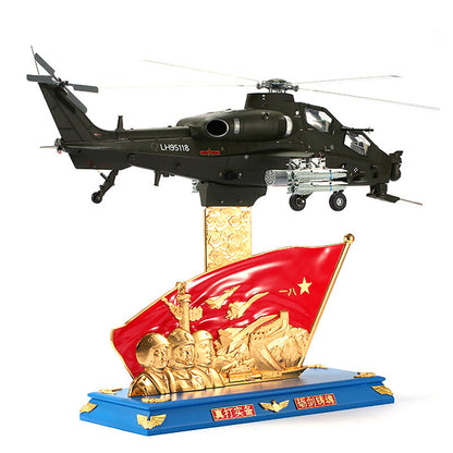 1:24 71CM China Z-19 Helicopter Airplane Diecast Military Aircraft Plane Model