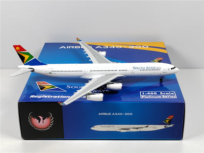 1:400 Phoenix SOUTH AFRICAN AIRWAYS A340-300 Airplane Diecast Aircraft Model
