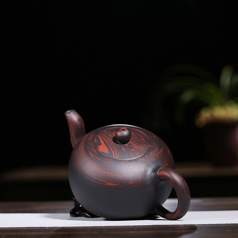 handmade tea pot marked purple clay yixing zisha master pot Chinese kungfu pots