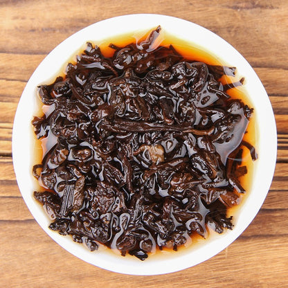 36g 2025 Ban Zhang Ripe Pu'er Tea Agarwood Old Ripe Tea Mini Small Tea Bricks