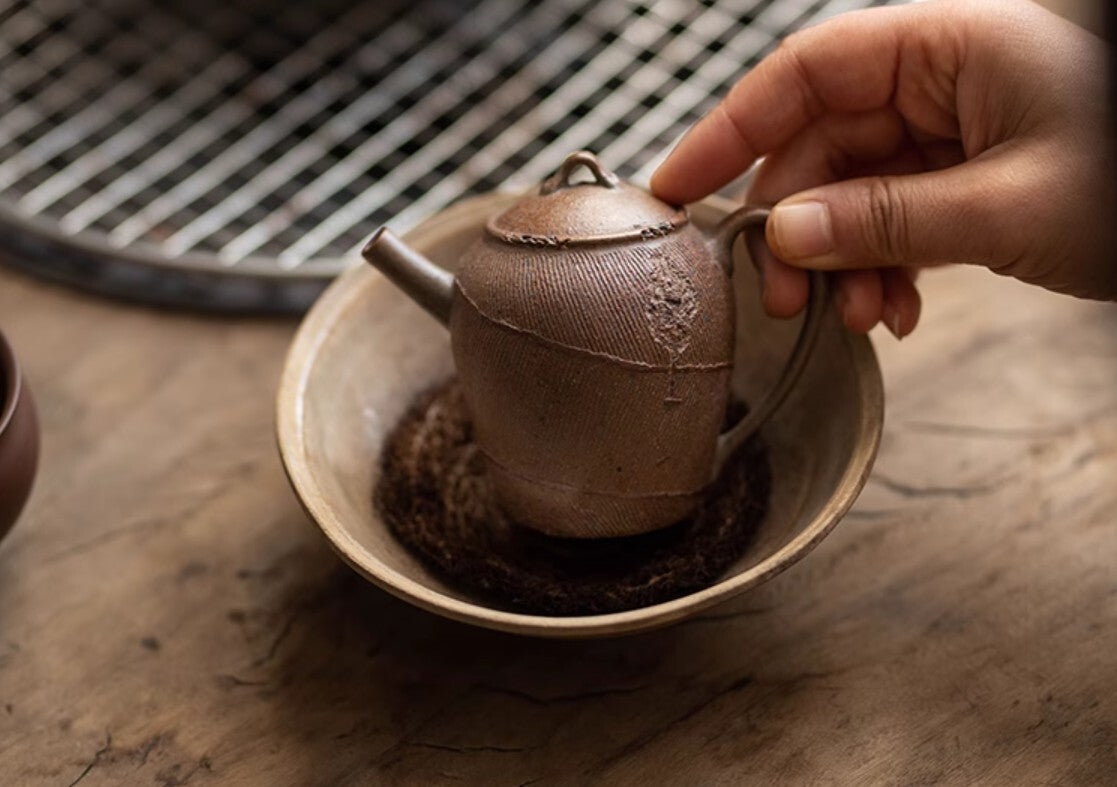 150cc chinese Yixing Handmade Zisha teapot old Duan Clay BiWen Hu Gongfu Tea Pot