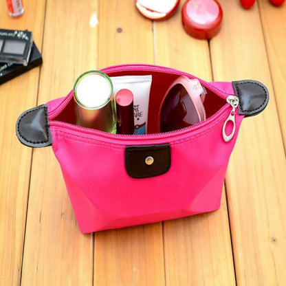 Travel Toiletry Makeup Cosmetic Pouch Bag Clutch Handbag Purse Case Cosmetic Bag