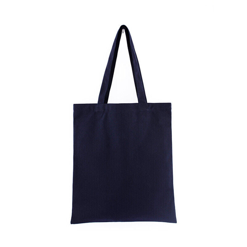 Solid Color Canvas Bags Shopping StorageBags Tote Bag Eco-friendly Shopping Bags