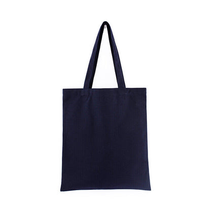 Solid Color Canvas Bags Shopping StorageBags Tote Bag Eco-friendly Shopping Bags