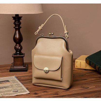 Clip Bags Women PU Leather Shoulder Crossbody Bag Ladies Handbag Female