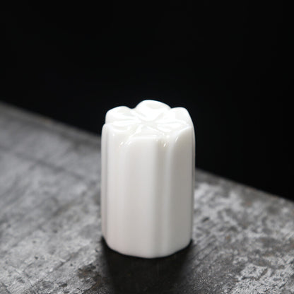 Porcelain Holder For Lid Of Tea Pot Gaiwan Creative Ruyao Crackle Glaze Rack