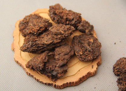 Aged Golden Buds Lao Cha Tou Pu'er Pu-erh Loose Tea Puer Ripe Shu 250g