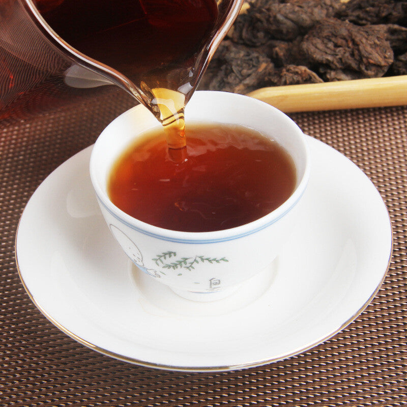 Supreme Aged Golden Bud Lao Cha Tou Pu-erh Loose Tea Ripe Pu'er Nubs Nugget Tea