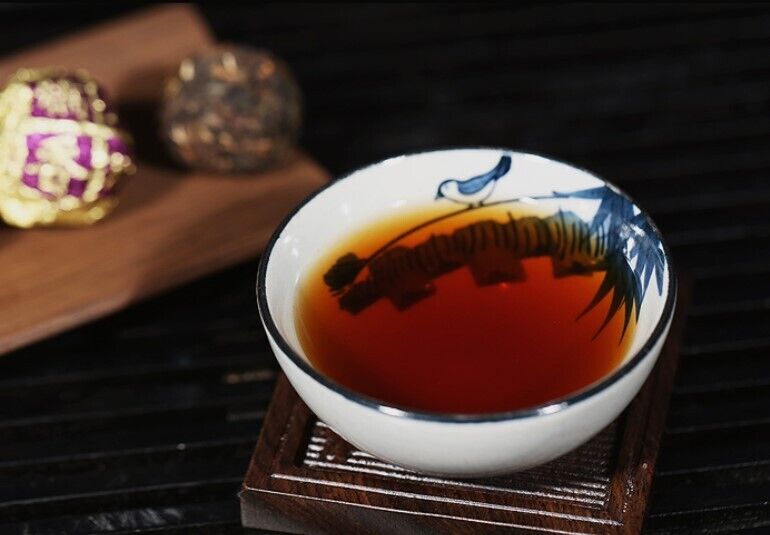 Yunnan Glutinous Rice Pu'er Tea Yiwu Ancient Tree Pearl Pu'er Tea-