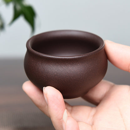 Marked Tea Cup 40ml Chinese Real Yixing Zisha Purple Clay Master Cup Handmade