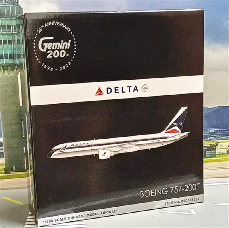 for GeminiJets for Delta for Boeing B757-200 N607DL 1:200 plane Pre-built Model