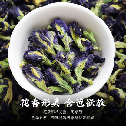 Butterfly Pea Flower Dried Blue Tea Pure 100% Natural Herbal Blue Drink
