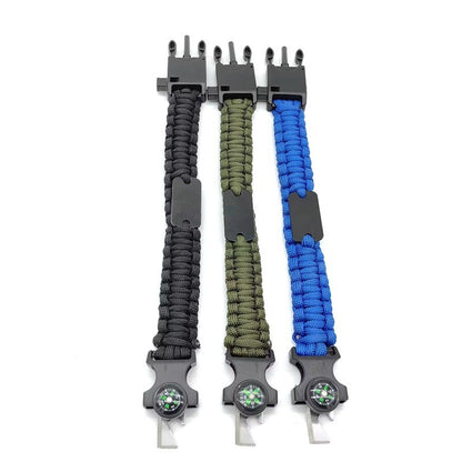 Outdoor multifunctional survival umbrella rope bracelet, survival knife bracelet