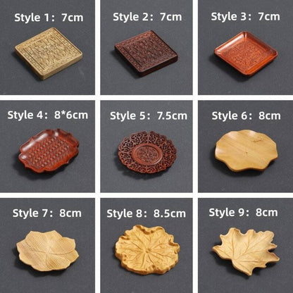Chinese Wooden Tea Coasters|Coffee Coasters|Tea Accessories