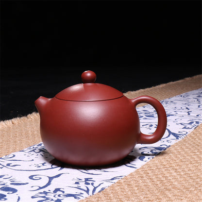 Authentic Yixing Zisha Tea Pot Dahongpao Clay Xishi Teapot & Ball Filtration Set
