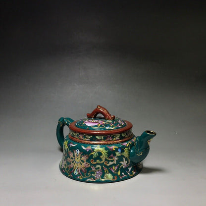 Chinese Yixing Zisha Clay Handmade Exquisite Teapot （：雅韵 底款：陈涛手制）