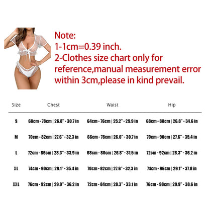 Women's Lingerie Bra Set Nightwear Sleepwear Babydoll G-string Thong Underwear