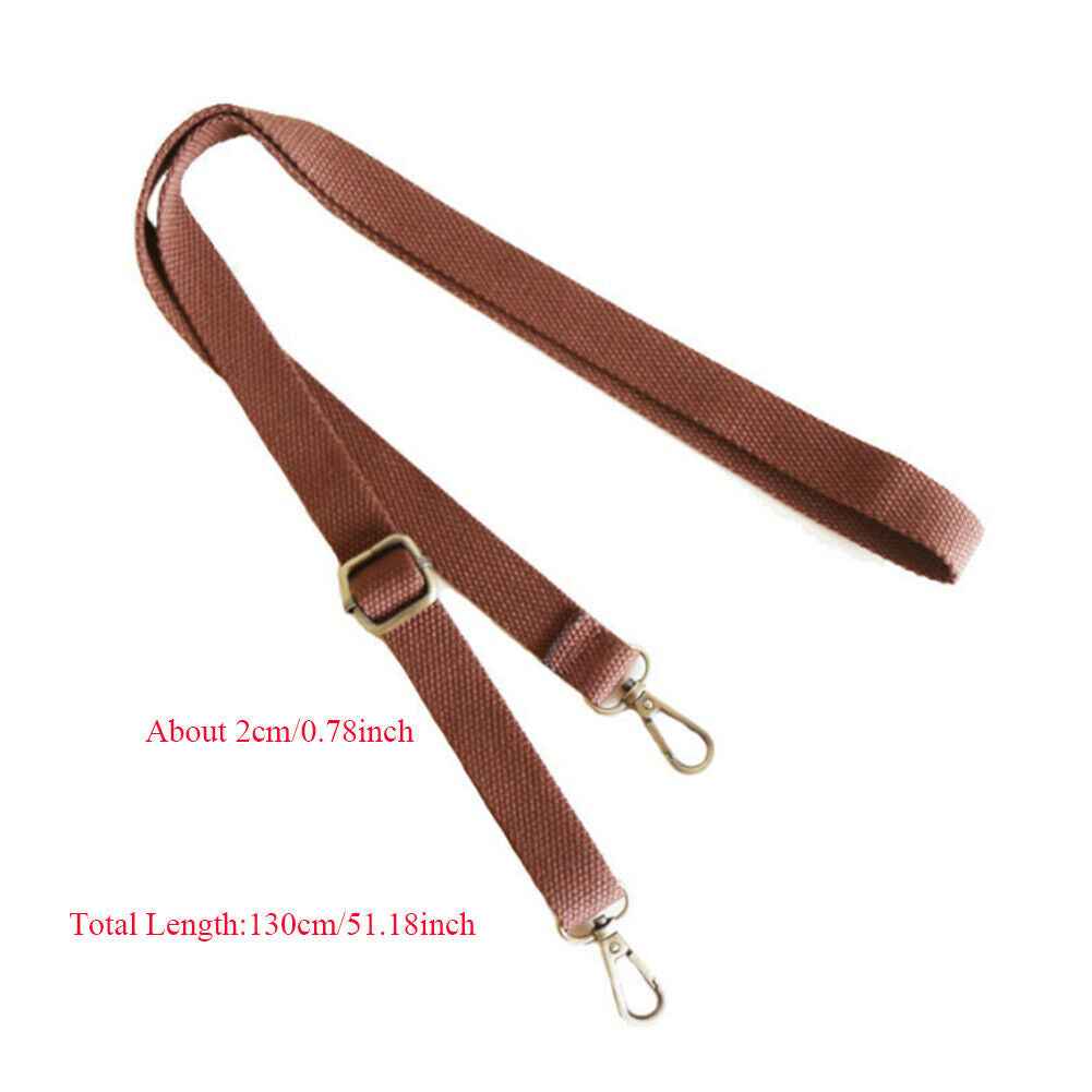 Canvas Adjustable Strap Removable Replacement Shoulder Bag Candy Color Strap