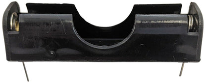 Single "AA" Battery Holder with PCB Pins, Plastic Case (2.24" x 0.66" x 0.58")