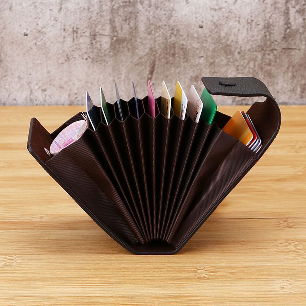 Synthetic Leather Wallet Credit Card Holder Card Case Pocket Organizer Coin Bags