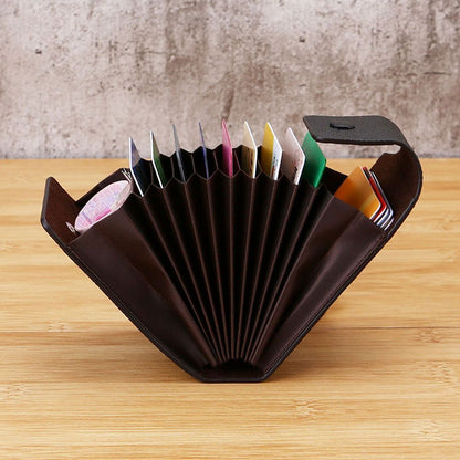 Synthetic Leather Wallet Credit Card Holder Card Case Pocket Organizer Coin Bags