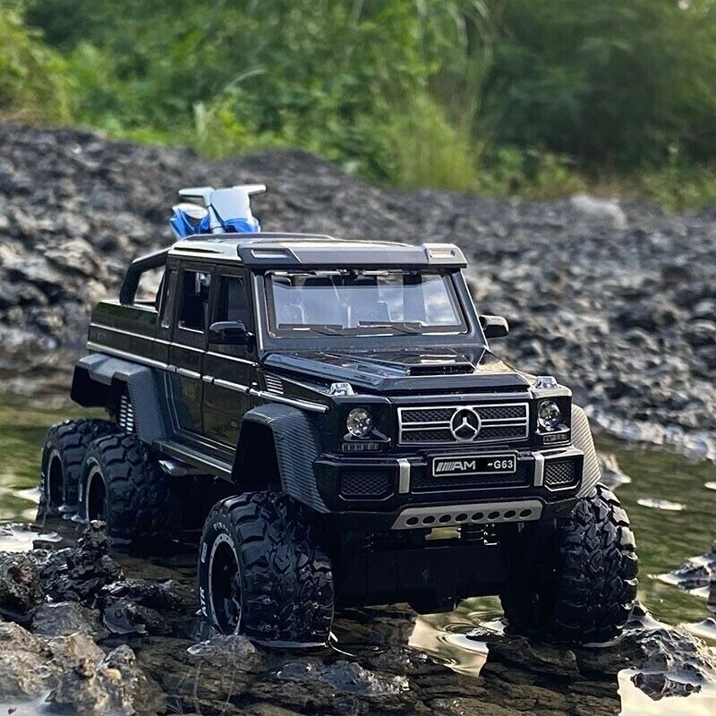1:28 Mercedes Benz G63 G65 Diecast Model Car Pickup Truck Vehicle Toy Gift 6*6